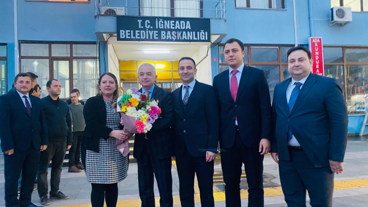 Kırklareli Valimiz Sn. Uğur Turan Belediye Başkanımızı Makamında Ziyaret Ettiler.